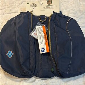 Dog Backpack Harness - Cuddle Collab with Baloo & Pan - L - Navy.